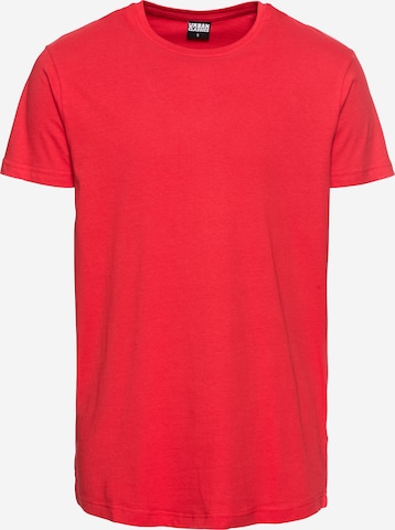 Urban Classics Shirt in Rood: voorkant