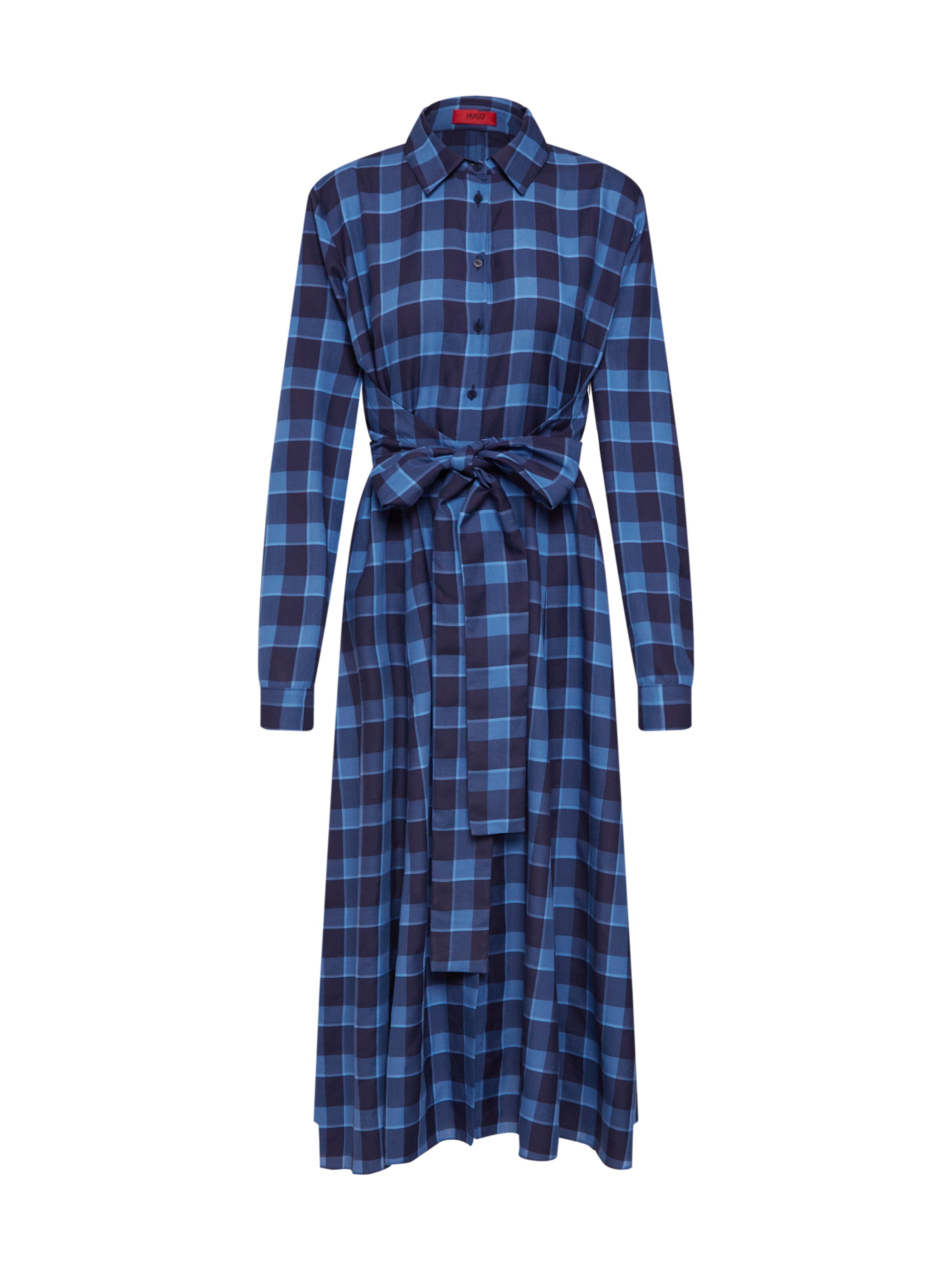 HUGO - Blousejurk 'Kolema' in de kleur Blauw