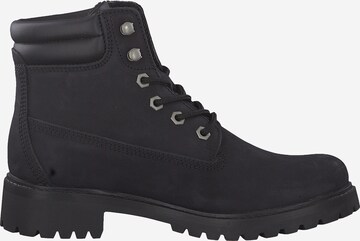 TAMARIS - Botines con cordones en negro: lado