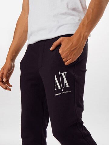 ARMANI EXCHANGE Дънки Tapered Leg Панталон '8NZPPA' в черно