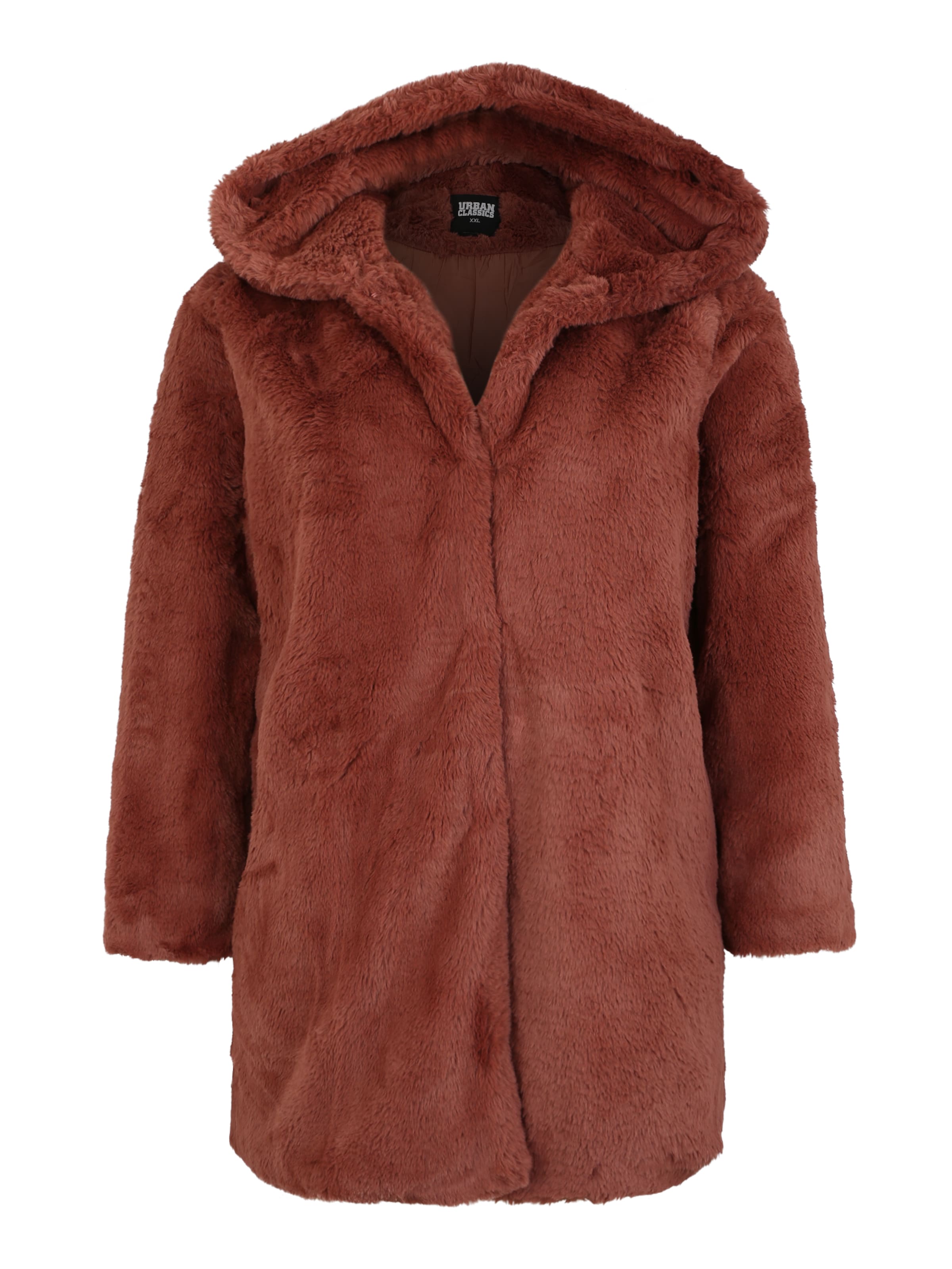 Urban Classics Curvy - Tussenmantel in de kleur Rosa