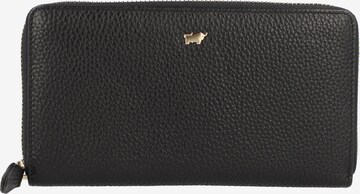 Braun Büffel Wallet in Black: front