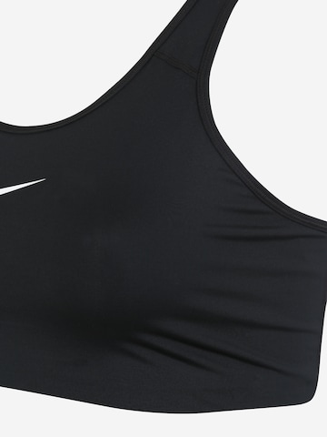 Nike Sportswear Regular Sports Bra 'Swoosh' in Black