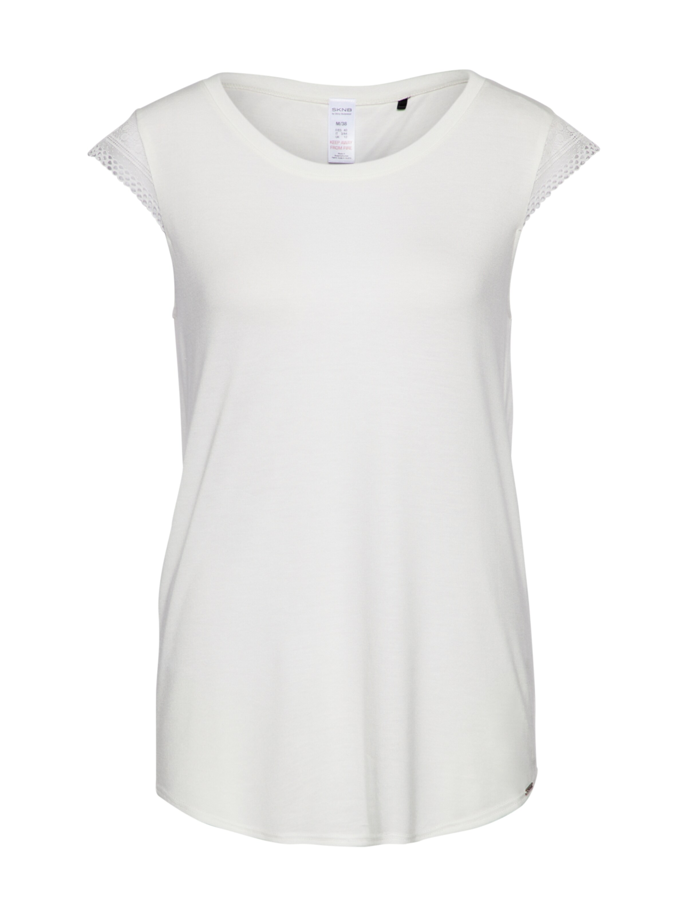 Skiny - Slaapshirt in de kleur Wit