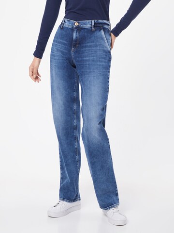 Wide leg Jeans 'Maine' de la BRAX pe albastru: față
