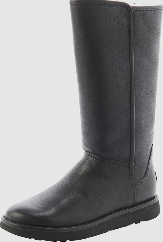 UGG Boots mit Lammfell-Futter 'Abree II Leather' in schwarz | ABOUT YOU