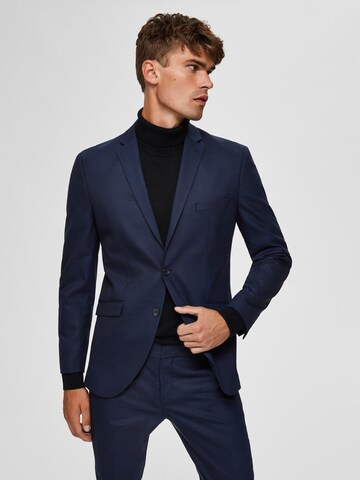 Coupe slim Veste de costume SELECTED HOMME en bleu