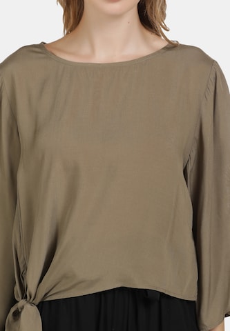 DreiMaster Vintage Blouse in Brown: front