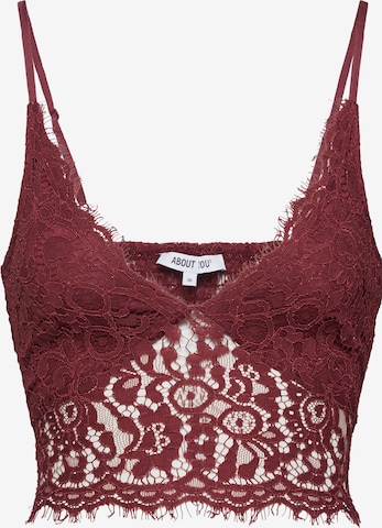 ABOUT YOU Top 'Jila' in Rood: voorkant