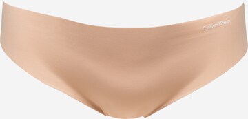 Calvin Klein Underwear Tanga – béžová: přední strana