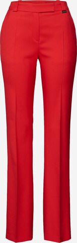 Bootcut Pantalon à plis 'Hularis' HUGO Red en rouge : devant