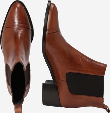 Chelsea Boots Bianco en marron