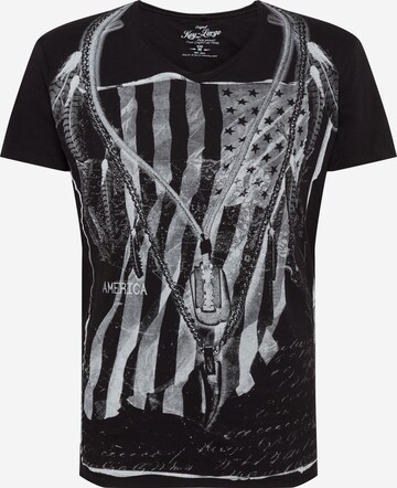 Coupe regular T-Shirt 'MT RAZOR BLADE' Key Largo en noir : devant