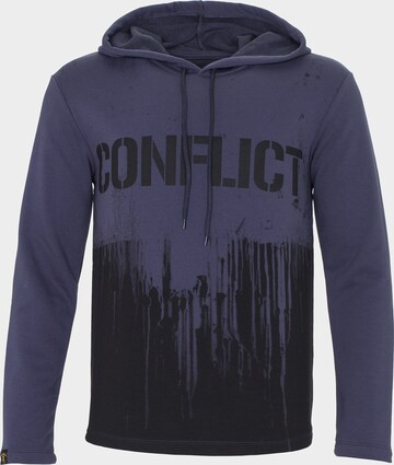 PLUS EIGHTEEN Sweatshirt in Purple: front