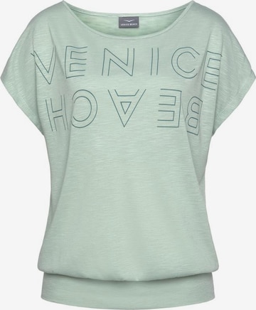 T-shirt VENICE BEACH en vert : devant