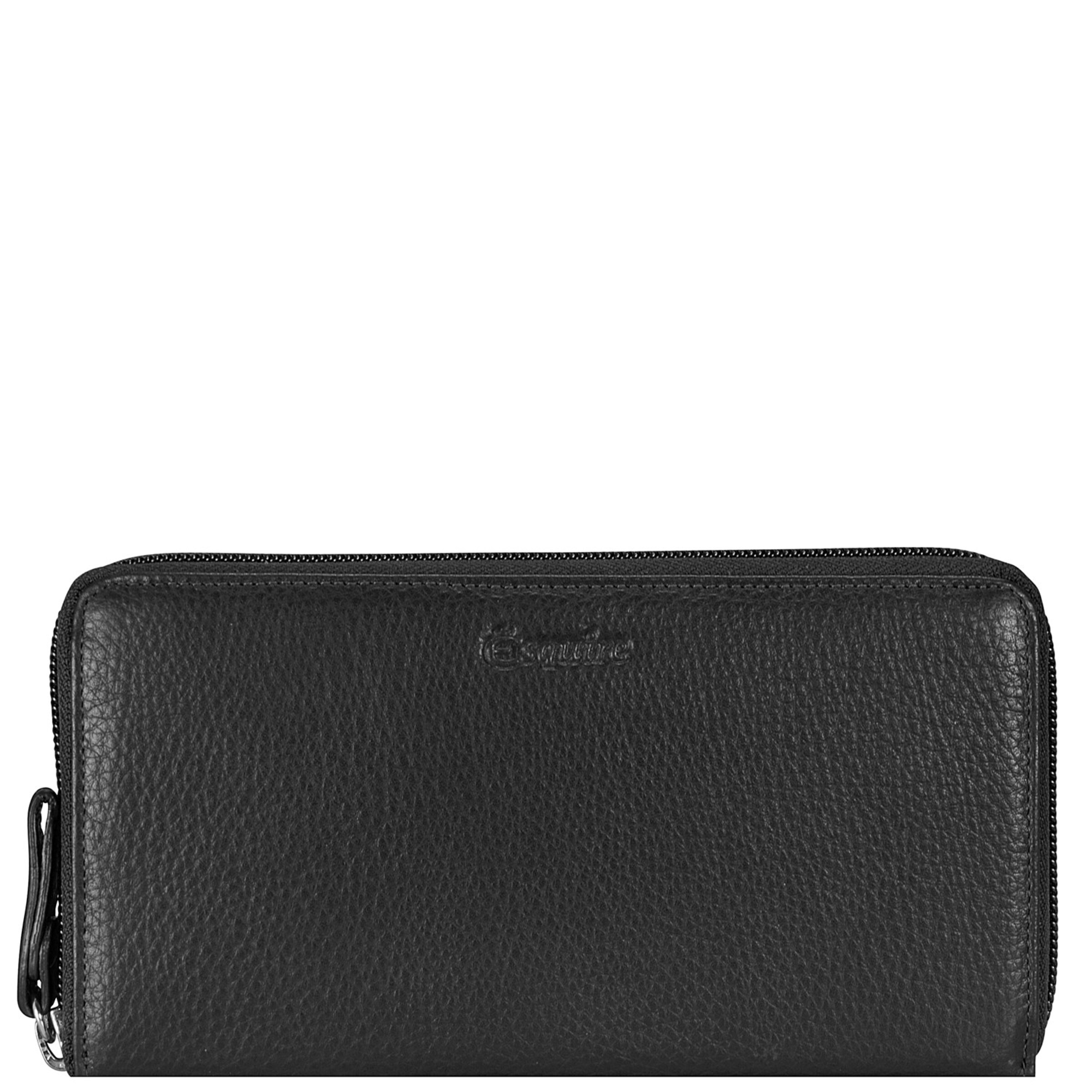 Esquire Wallet 'Primavera' in Black: front
