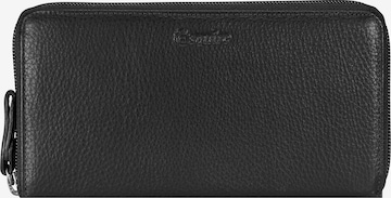 Esquire Wallet 'Primavera' in Black: front