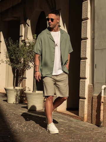 Sage Beige Casual Look by DAN FOX APPAREL