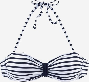 VENICE BEACH Bandeau Bandeau-Top 'Summer' in Blau: predná strana