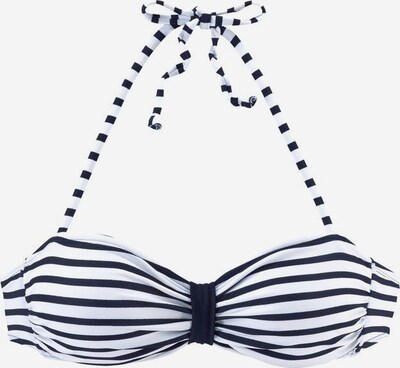 VENICE BEACH Hauts de bikini 'Summer' en bleu marine / blanc, Vue avec produit