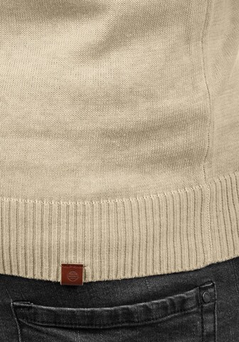 BLEND Strickpullover 'Lars' in Beige