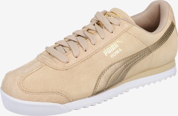 PUMA Sneakers laag 'Roma Classic Met Safari' in Beige: voorkant