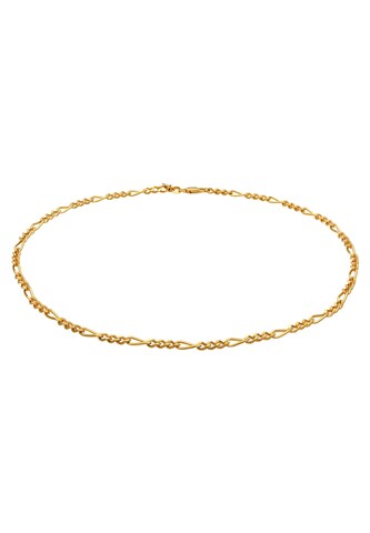 ELLI PREMIUM Halskette Basic Kette, Figaro in Gold