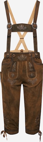 Regular Pantalon folklorique 'Justin4' STOCKERPOINT en marron : devant