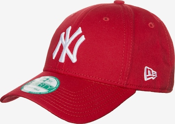 NEW ERA Kšiltovka '9Forty New York Yankees' – červená: přední strana