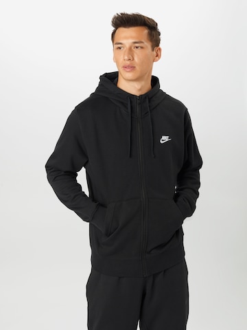 Regular fit Hanorac de la Nike Sportswear pe negru: față