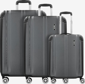 TRAVELITE Suitcase Set in Grey: front