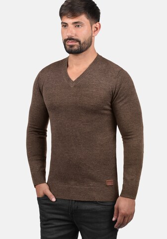 BLEND Strickpullover 'Lasse' in Braun: predná strana