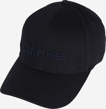 Casquette Calvin Klein en bleu : devant