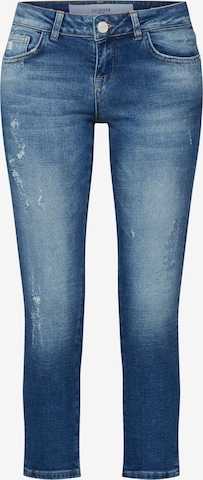 Goldgarn Jeans 'Rosengarten Cropped' in Blauw: voorkant