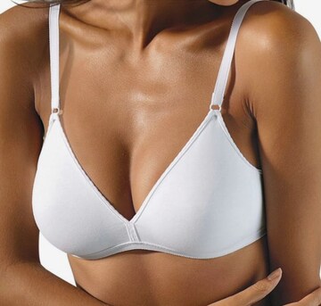 PETITE FLEUR T-shirt Bra in White