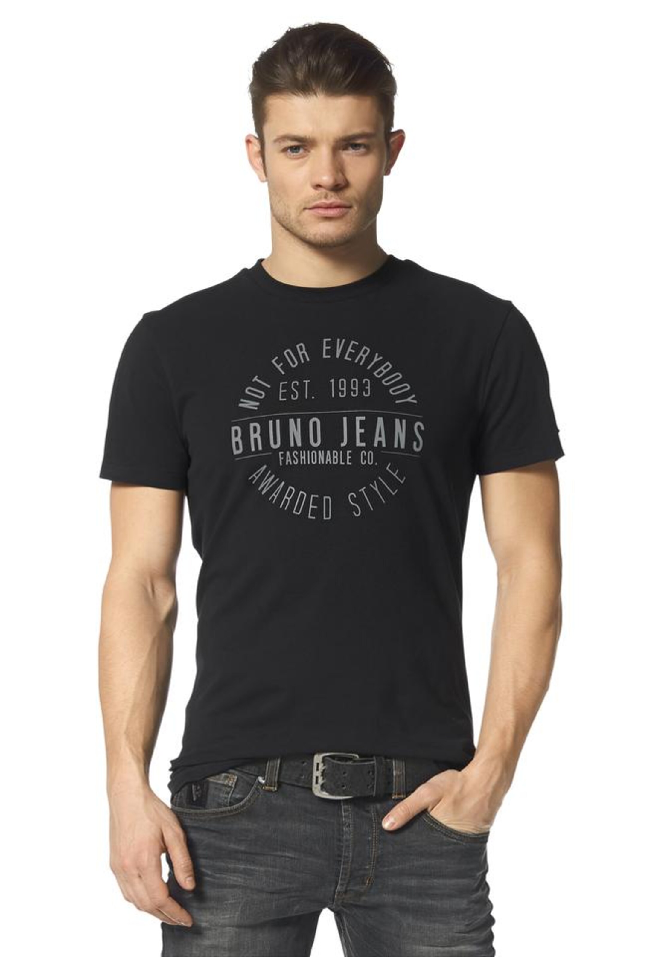 Bruno Banani Shirt in Black: front