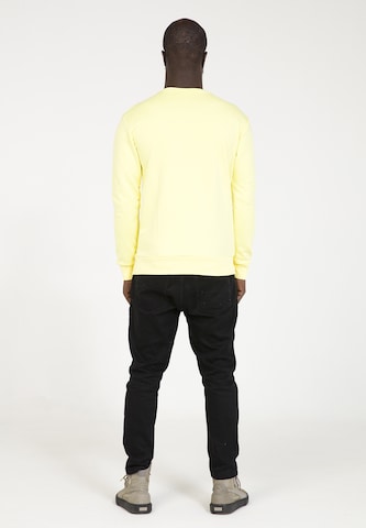 Sweat-shirt PLUS EIGHTEEN en jaune