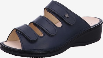 Finn Comfort Mules in Blue: front