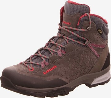 LOWA Boots in Grey: front