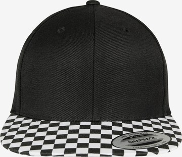 Flexfit Cap 'Checkerboard' in Schwarz