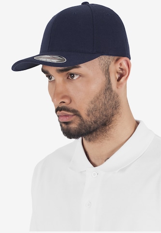 Cappello da baseball 'Double Jersey' di Flexfit in blu