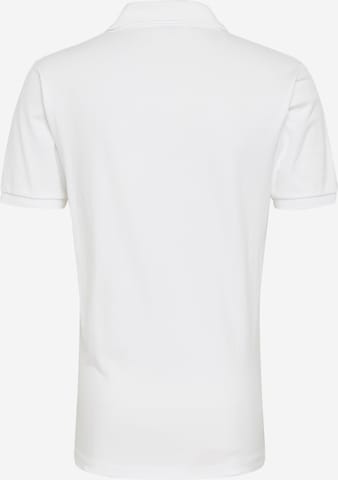 GAP Regular Fit Poloshirt 'V-SOLID PIQUE POLO' in Weiß