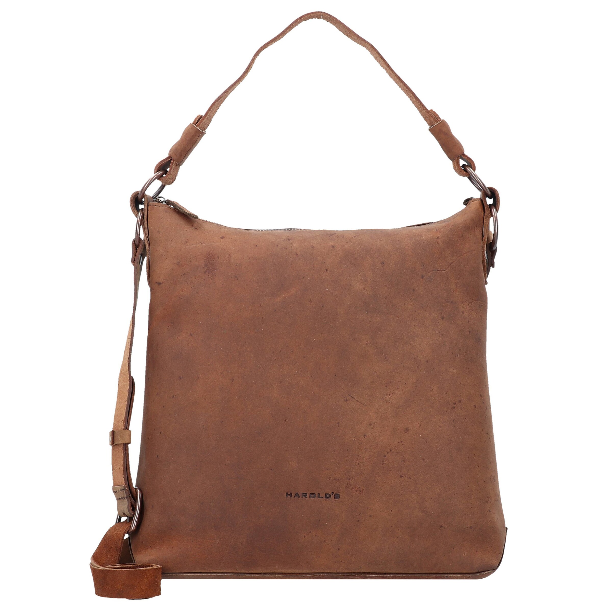 Harold's Schultertasche 'Antic' in Braun: Vorderseite