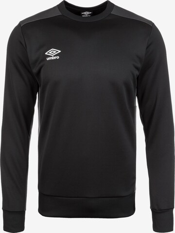 Sweat de sport 'Poly' UMBRO en noir : devant