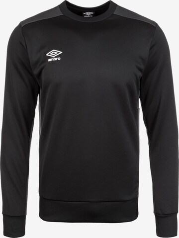 UMBRO Sweatshirt 'Poly' in Black: front