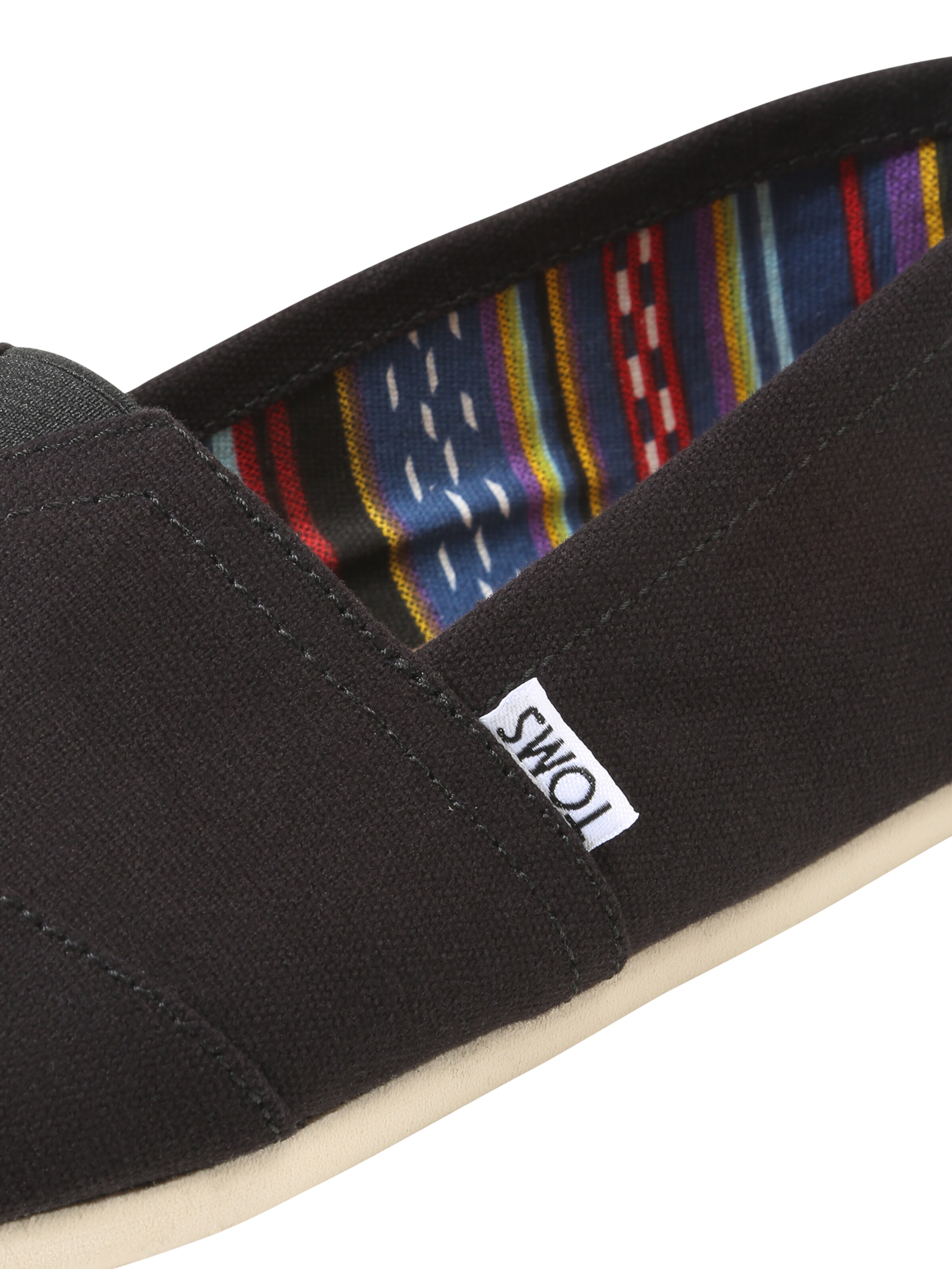 TOMS Espadrilles 'ALPARGATA' in Zwart