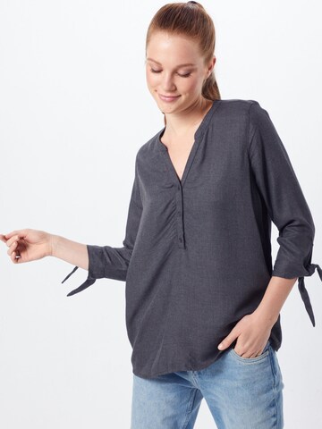 TOM TAILOR DENIM Blouse in Grijs: voorkant