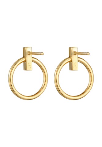 ELLI Ohrringe Geo, Kreis in Gold