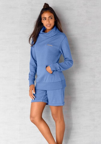 BENCH Sweatshirt in Blau