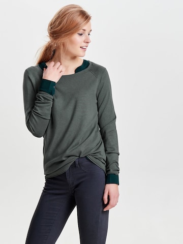 ONLY Sweater 'ONLMila' in Green: front